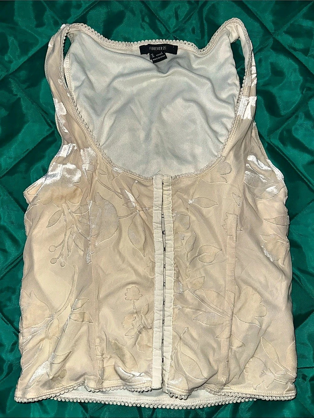 Forever 21 Floral Shapewear Camisole Size Large